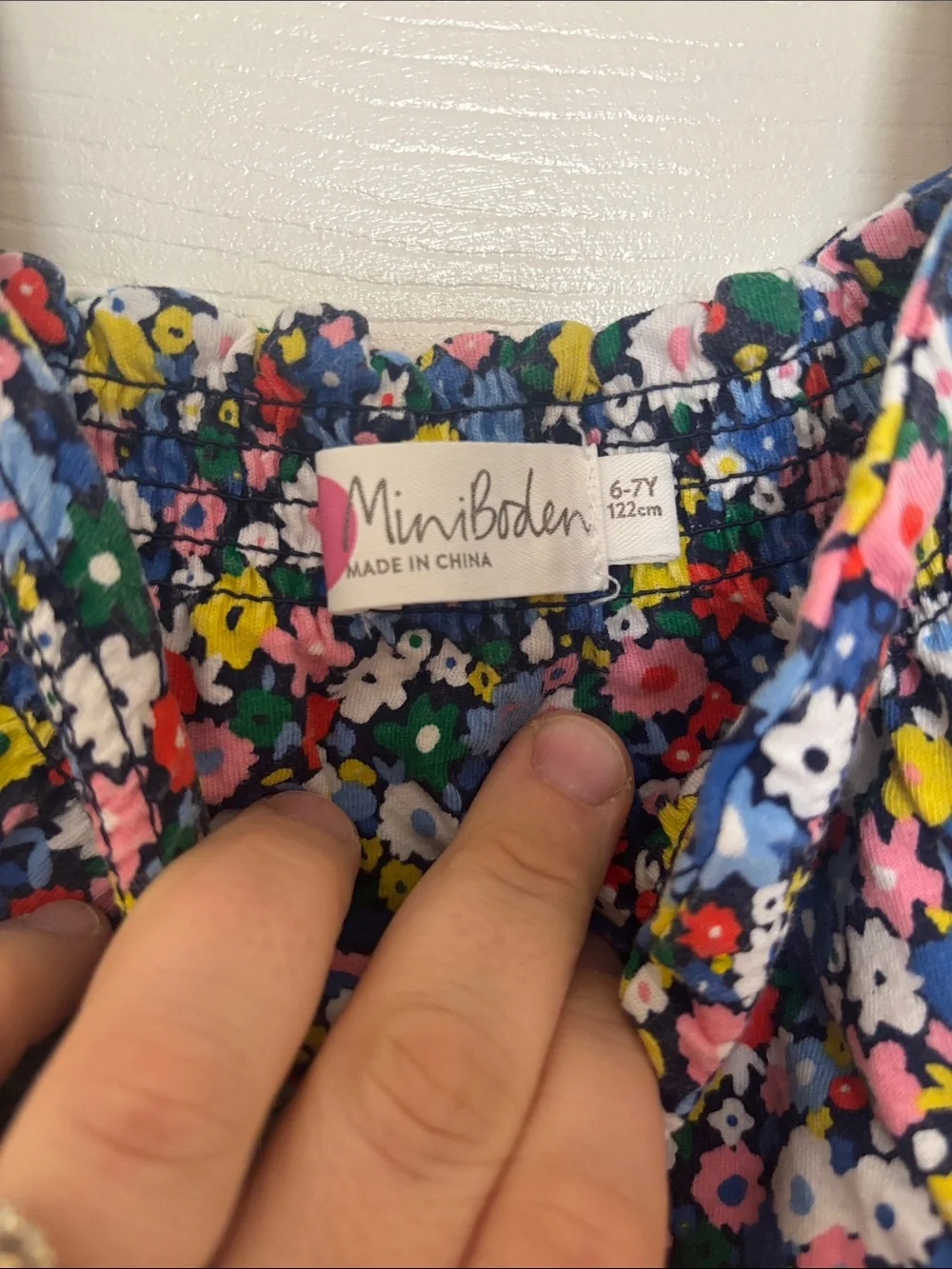 Mini Boden Multi Ditsy Floral Sundress